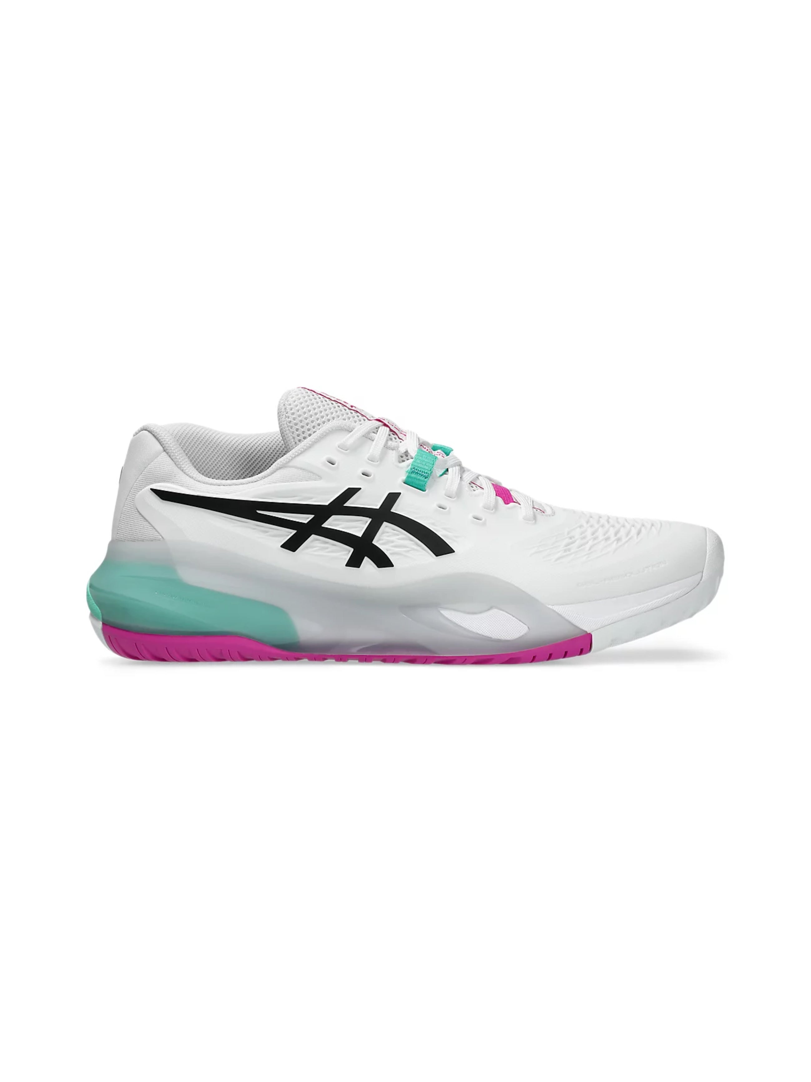 asics gel-Resolution X - White Aurora Green