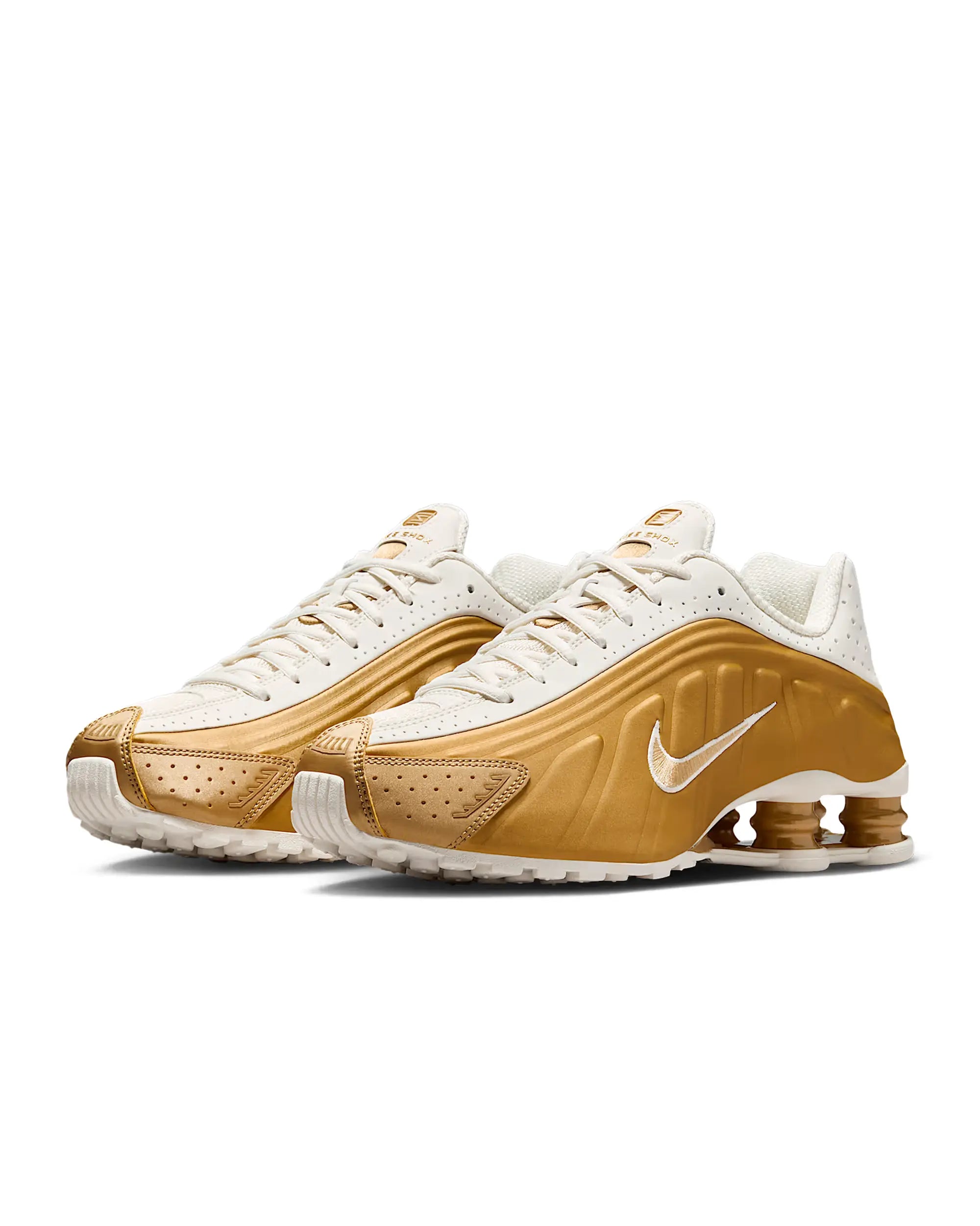 WMNS Nike Shox R4 ‘Metallic Gold’