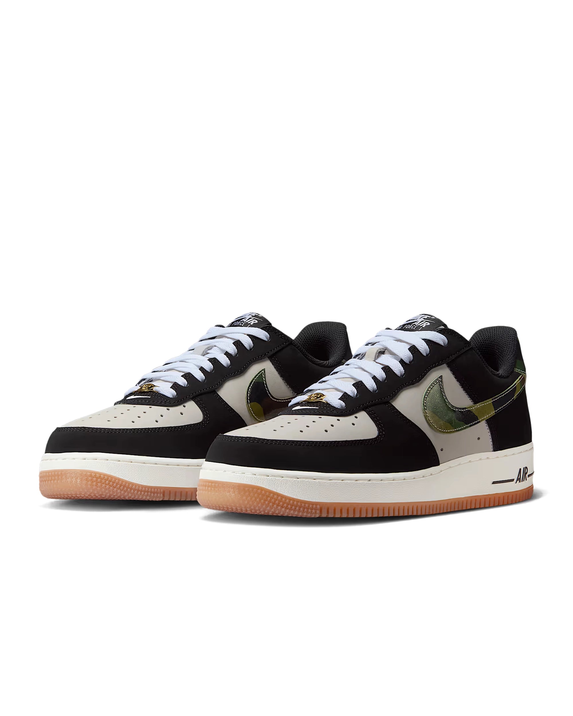 Nike Air Force 1 Low Retro '07 LV8 ‘Black Patent Camo Swoosh’