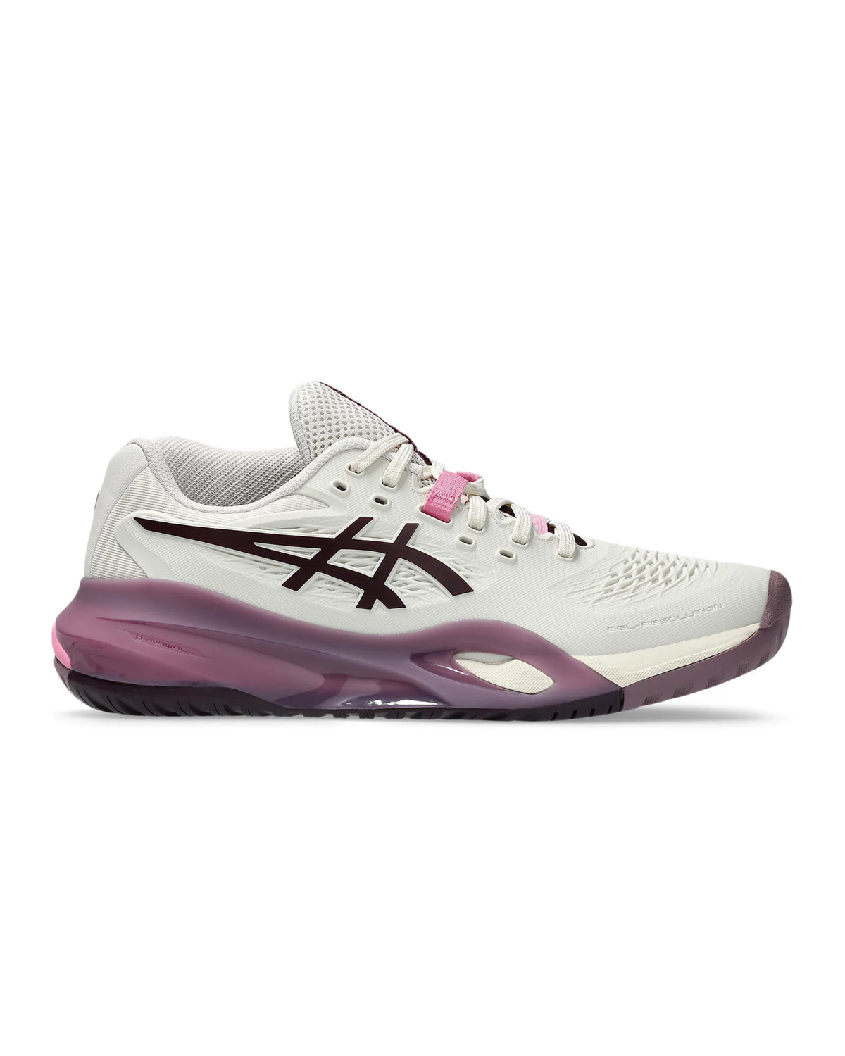 Women’s asics Gel-Resolution X ‘Soft Oat Dark Aubergine’