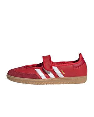 Adidas Samba Jane red leather women’s Mary Jane sneakers