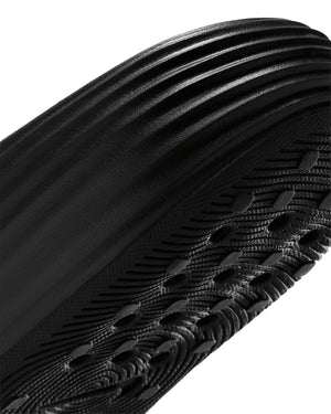 All-black Nike ReactX foam slide HV4479-001