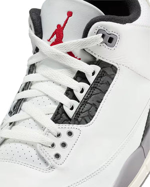 Cement Gray Jordan 3 CT8532-106 close-up Collector Finds