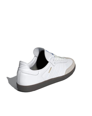 Classic adidas Samba OG white leather gum sole shoes