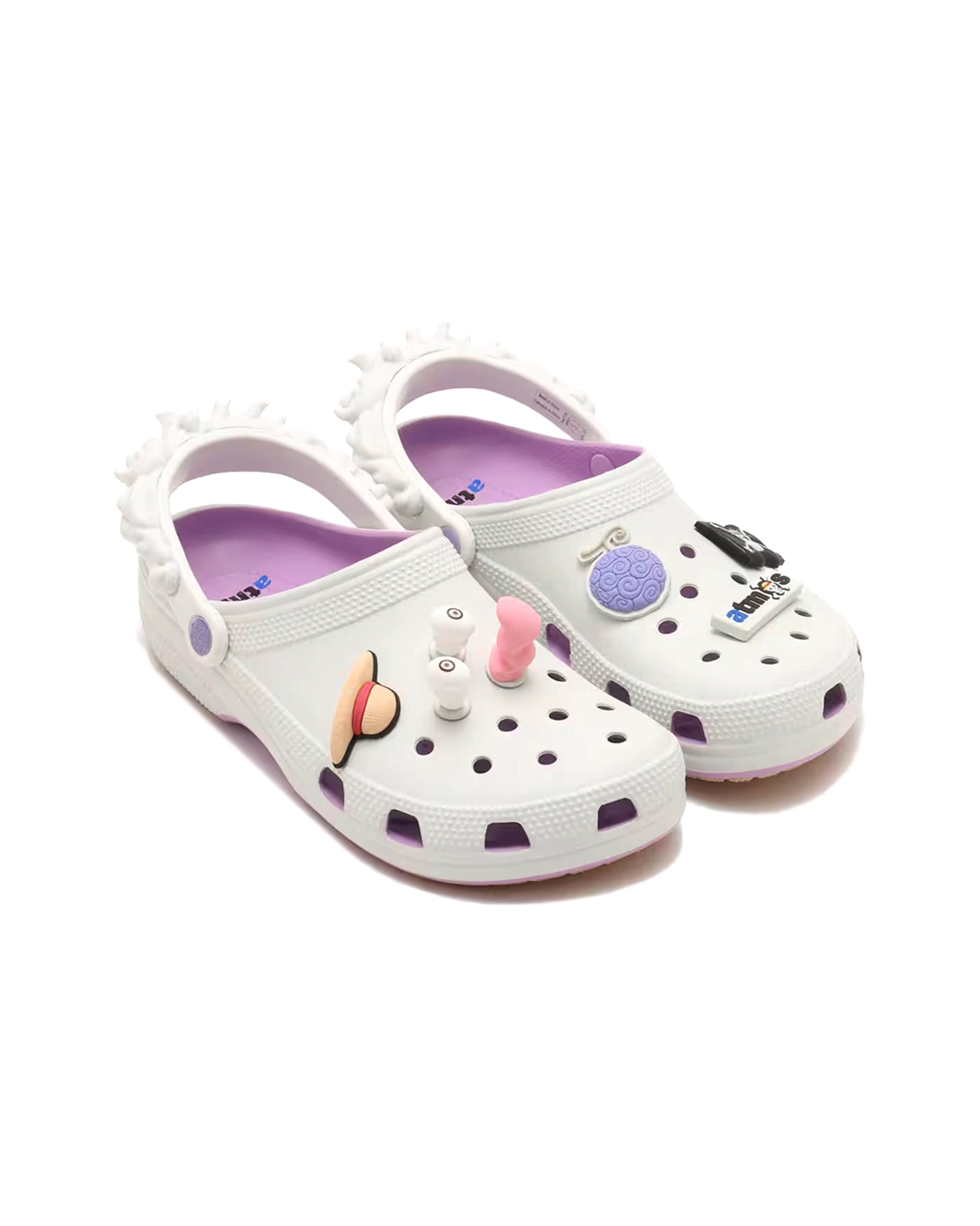 Crocs x One Piece x Atmos Luffy Gear 5 footbed detail 211181-5PR