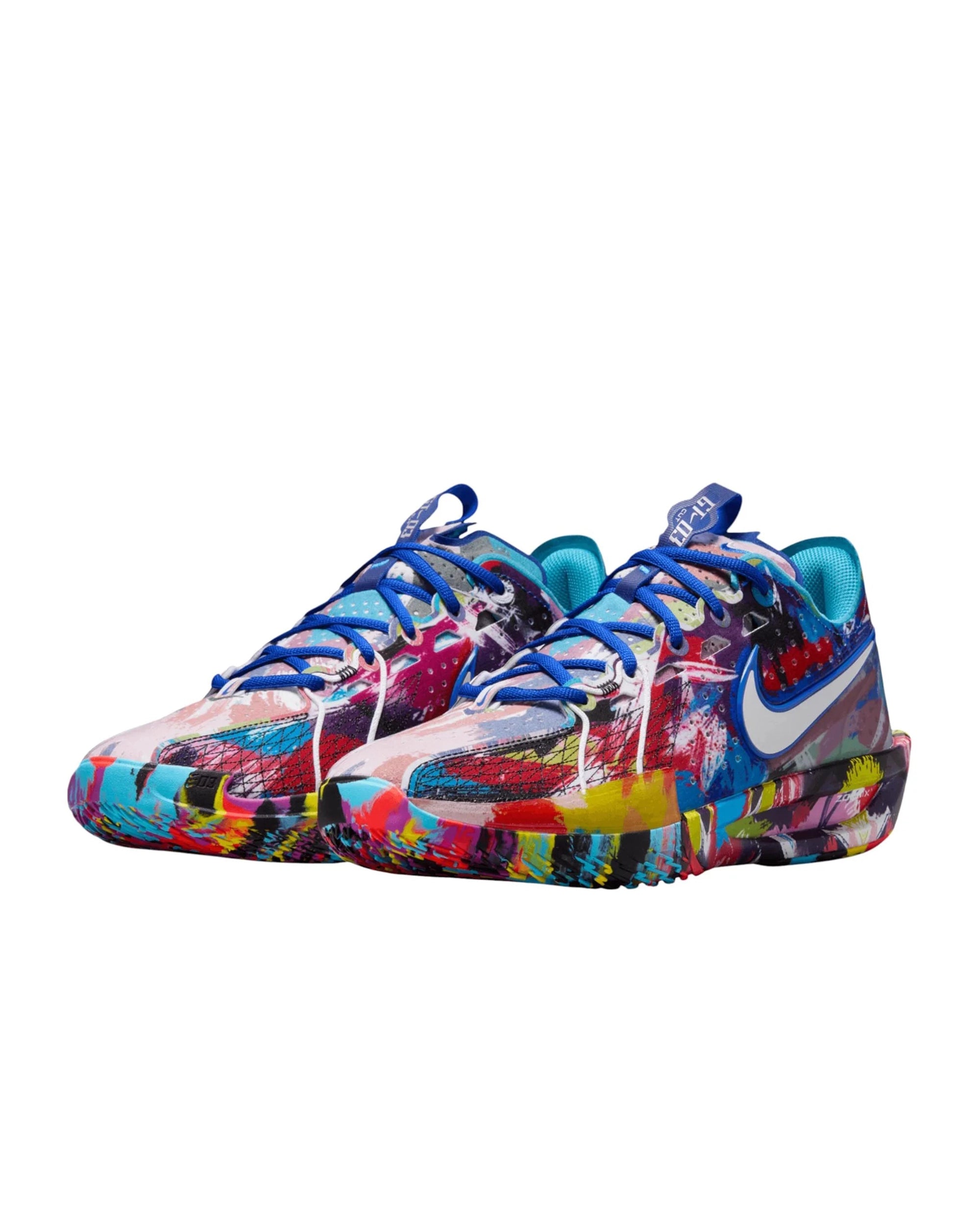 Jewell Loyd PE Nike G.T. Cut 3 white racer blue pink foam