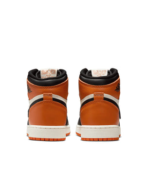 Kids Jordan 1 Shattered Backboard black orange sail colorway