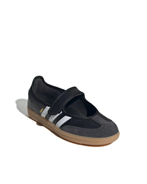 Women’s adidas Samba Jane Black White Gum leather sneakers