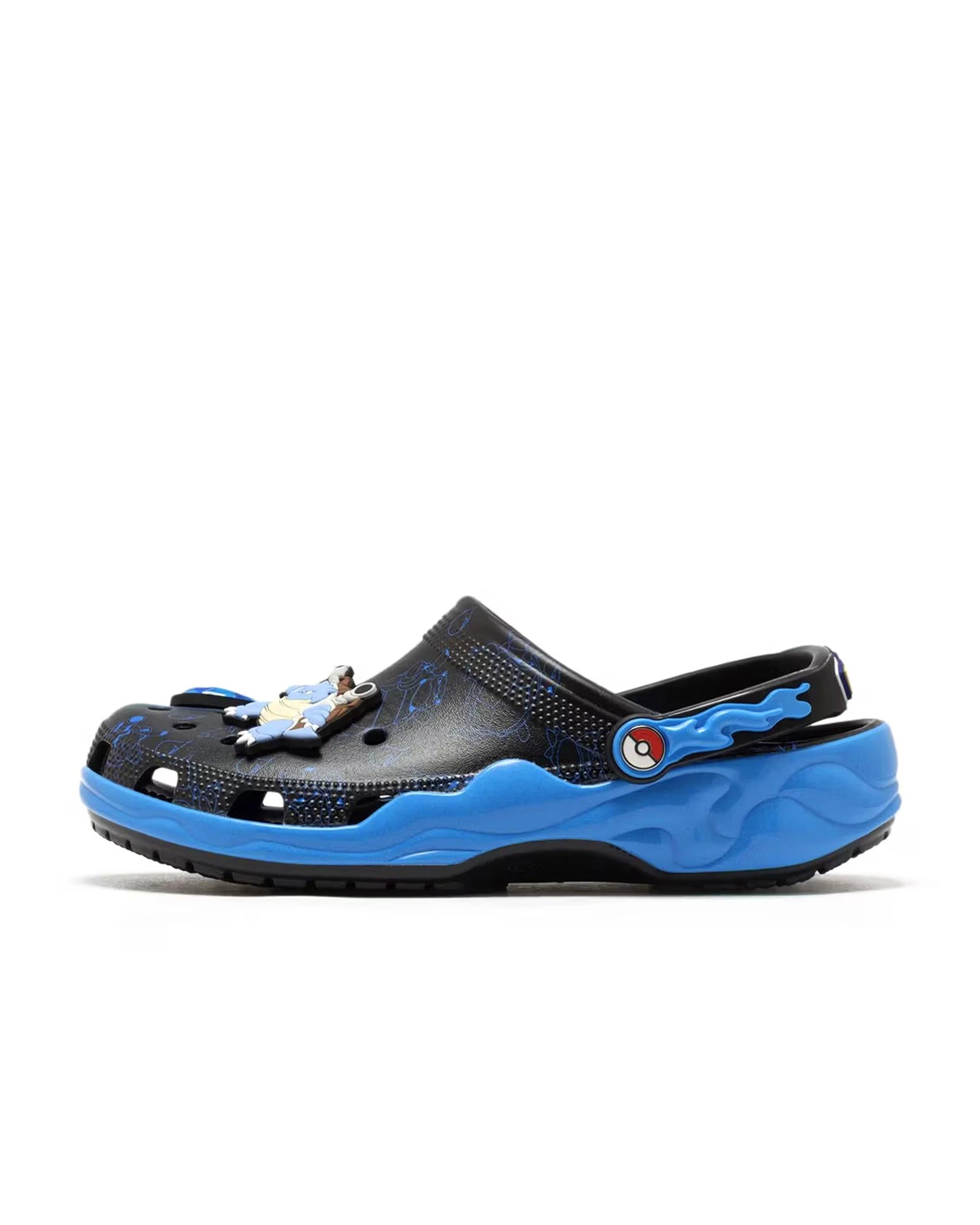 Crocs Pokémon Charizard vs Blastoise 211346-90H with elemental accents