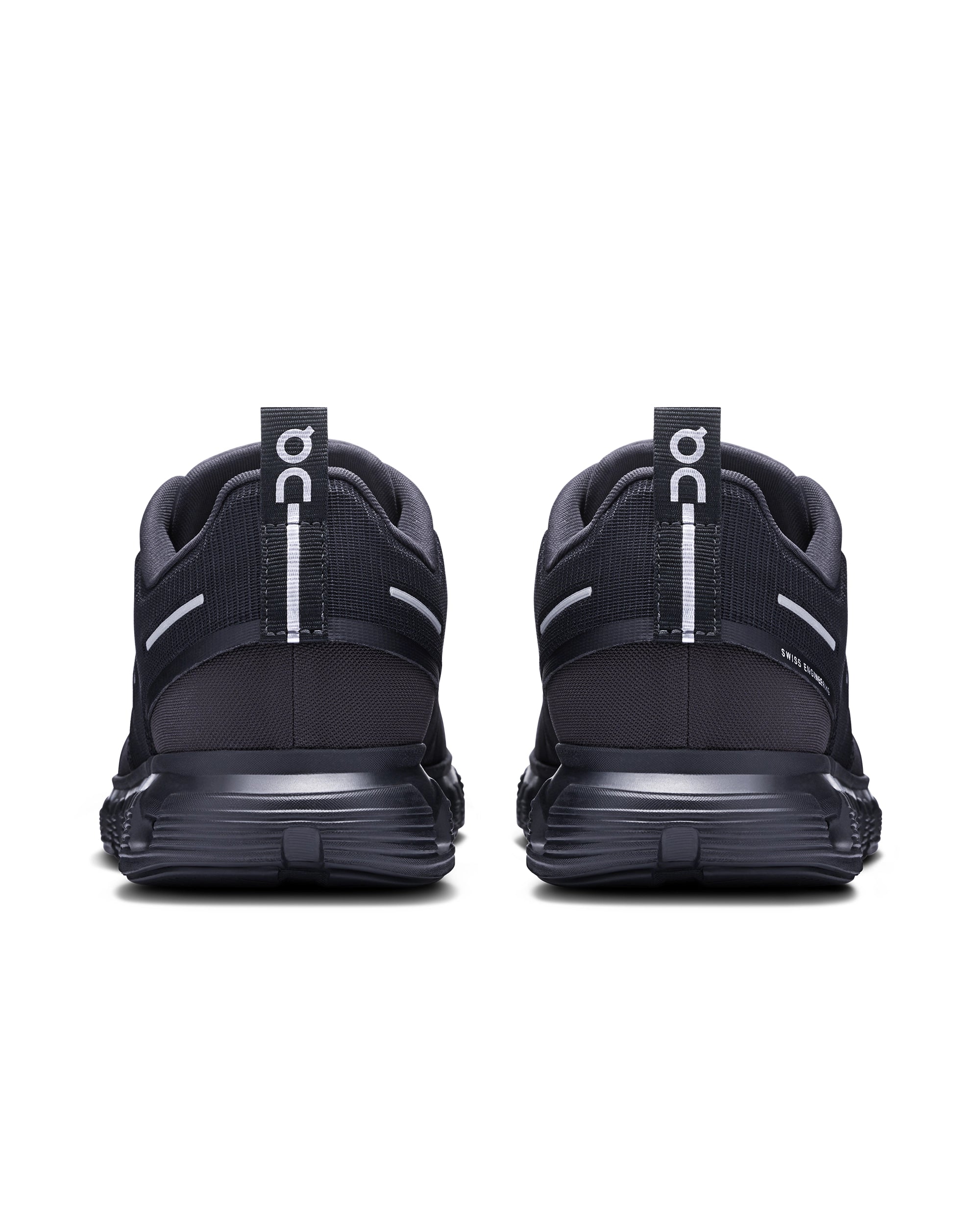 Men’s On Cloud 6 Black Black rainproof running sneakers PH