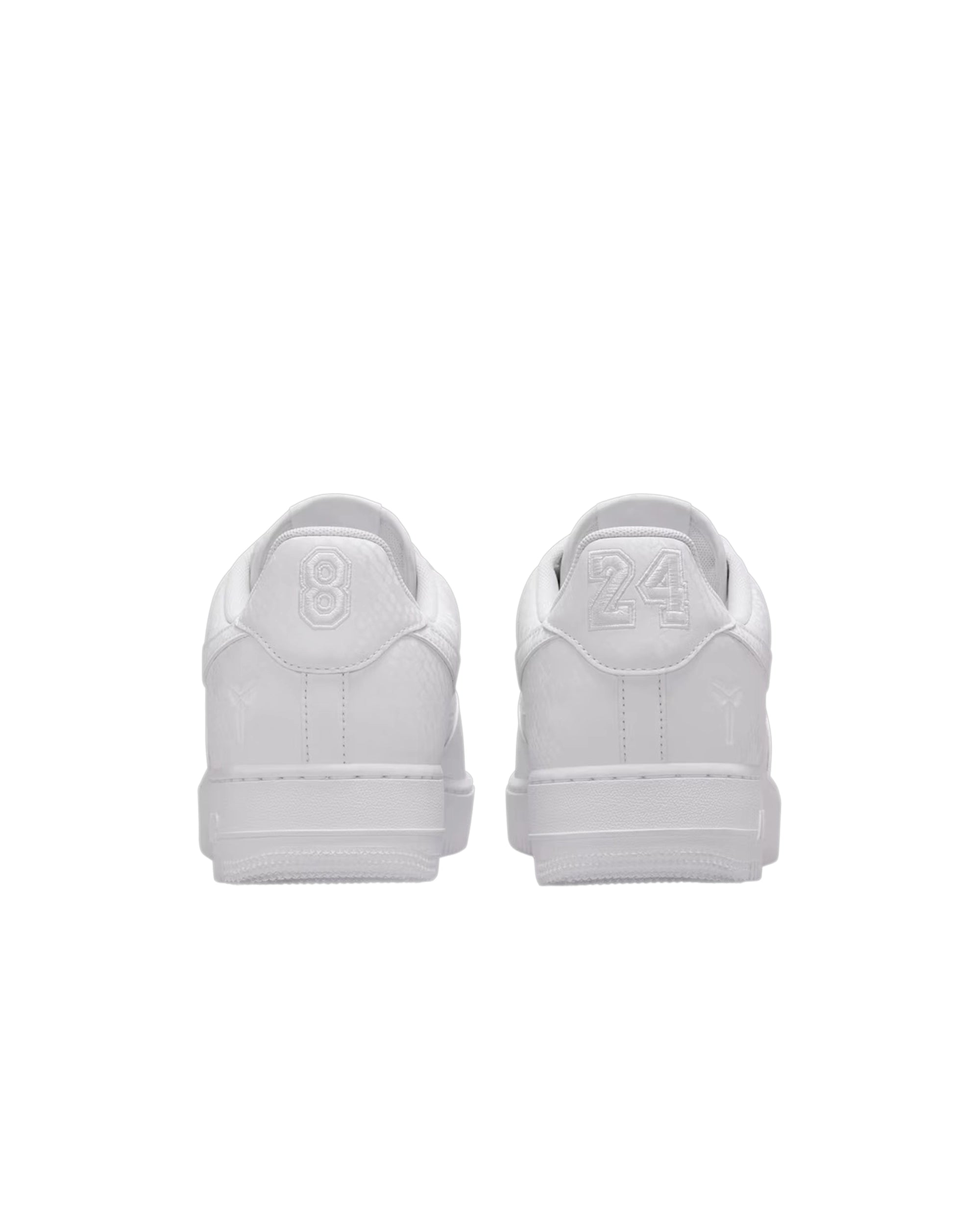 Nike AF1 Kobe Forever White IB0018-100 with Kobe signature